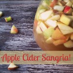 Apple Cider Sangria!