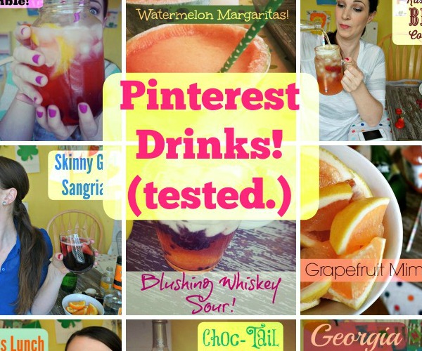Collection of Pinterest Drinks Tested
