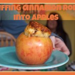 Cinnamon Roll Stuffed Apples