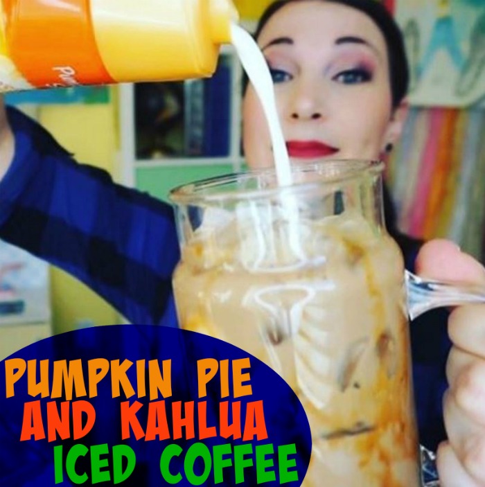 Pumpkin Pie and Kahlua Iced Coffee