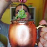 Pomegranate and Mint Moscow Mule