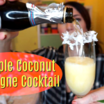 Pineapple Coconut Champagne Cocktail